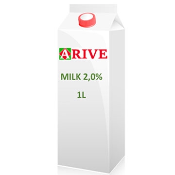 Milk 2,0% 1L